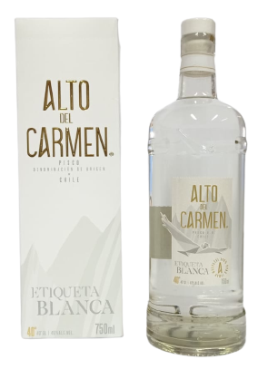 Pisco Alto del Carmen Etiqueta Blanca 750cc