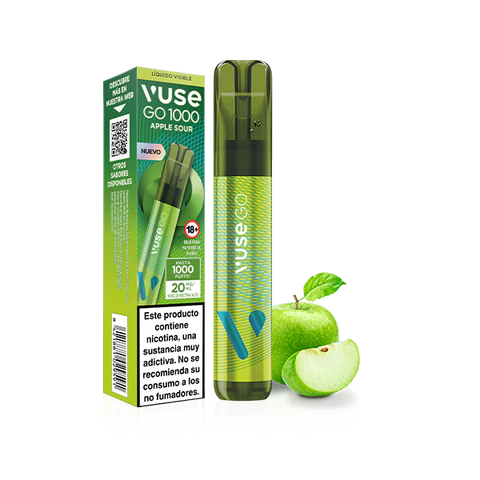 Vuse GO 1000 Green Apple 1 Unidad