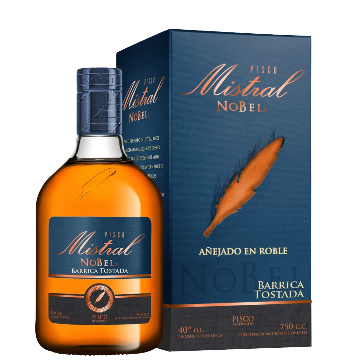 Pisco Nobel Barrica Tostada 750ml