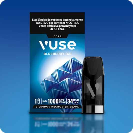 Líquido Vuse 1000 Blueberry Ice 1 Pod