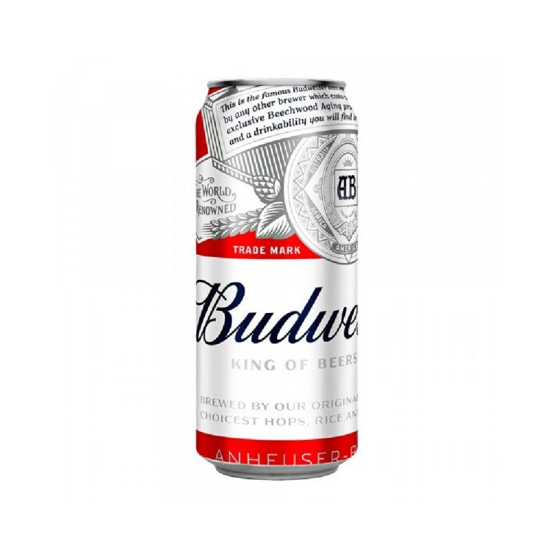 Cerveza Budweiser Lager Lata 710 cc