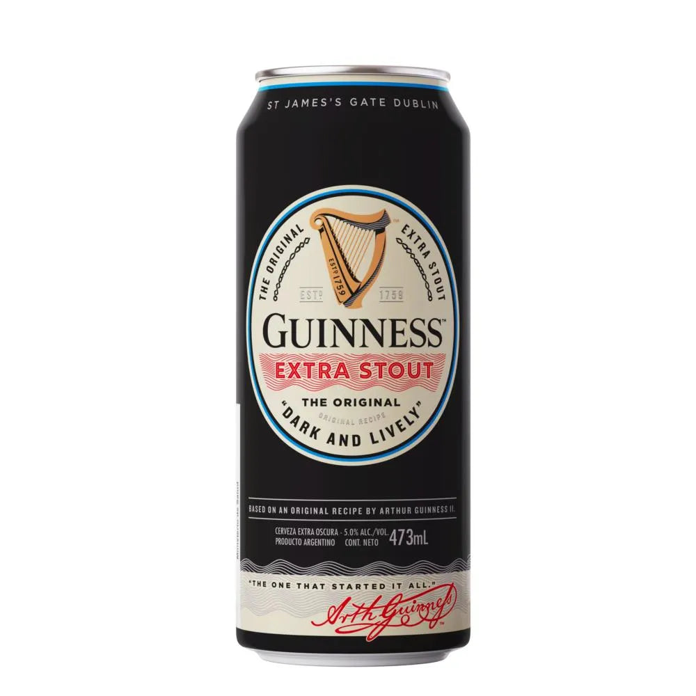Cerveza Guinness Draught Stout Lata 470cc