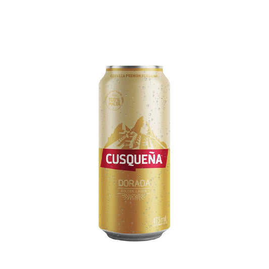 Cerveza Cusqueña Golden Lager lata 473 cc