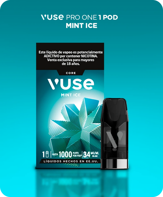 Líquido Vuse 1000 Mint Ice 1 Pod