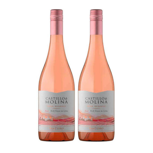 2x Vino Castillo de Molina Gran Reserva Rosé 750ml